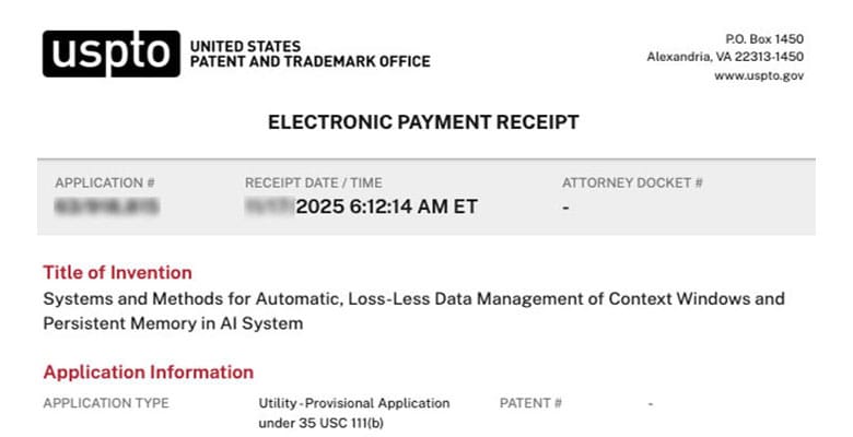 Systems and Methods for Automatic, Loss-Less Data Management of Context Windows and Persistent Memory in AI System